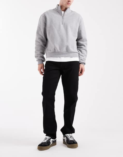 ONLY & SONS Weft regular fit jeans in black - view 1