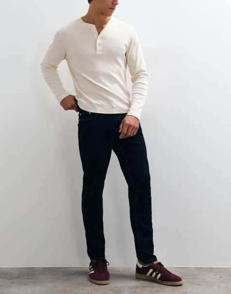 ONLY & SONS Weft regular  fit jeans in dark grey - view 1