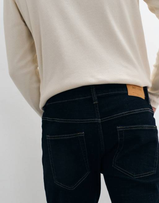 ONLY & SONS Weft regular  fit jeans in dark grey, 5 of 5