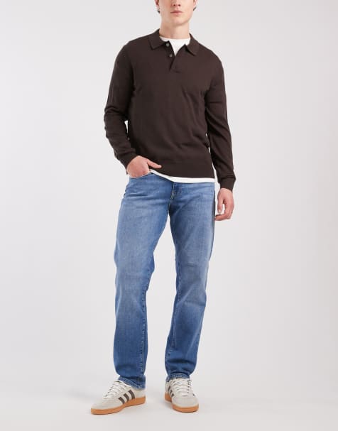 ONLY & SONS Weft regular fit jeans in light blue