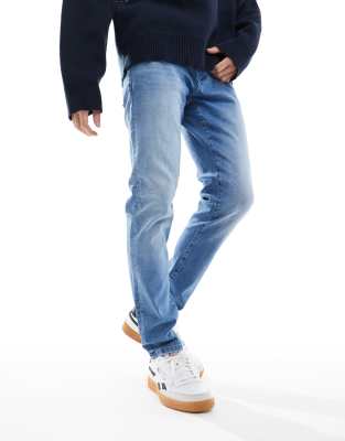 Only & Sons Weft Regular Fit Jeans In Blue