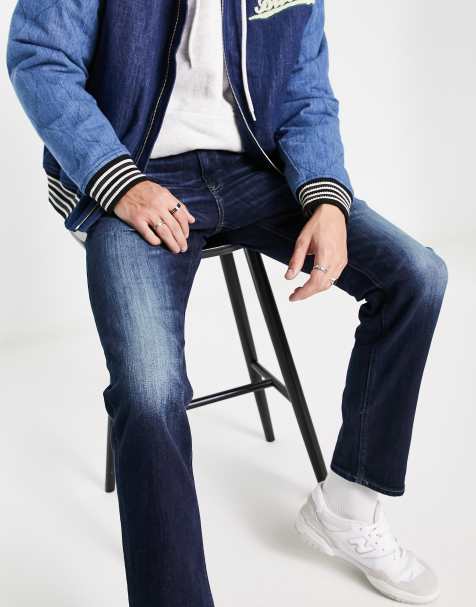 Only & Sons Weft regular fit jeans in mid wash - view 1