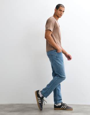 Only & Sons Herren Blu Regular-Fit-Jeans "Onsweft Reg 7900 Ey Box Jeans Noos", Gr. 36, Länge 34, Blau (Light Blau Denim Detail:tinted), Denim/Jeans, O... - Bild 4