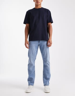 Only & Sons Weft Slim Fit Jeans In Blue