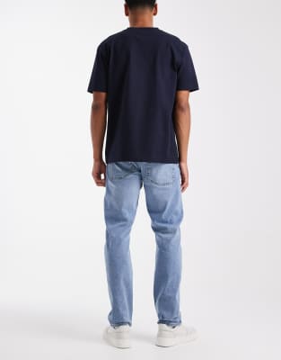 Only & Sons Weft Slim Fit Jeans In Blue