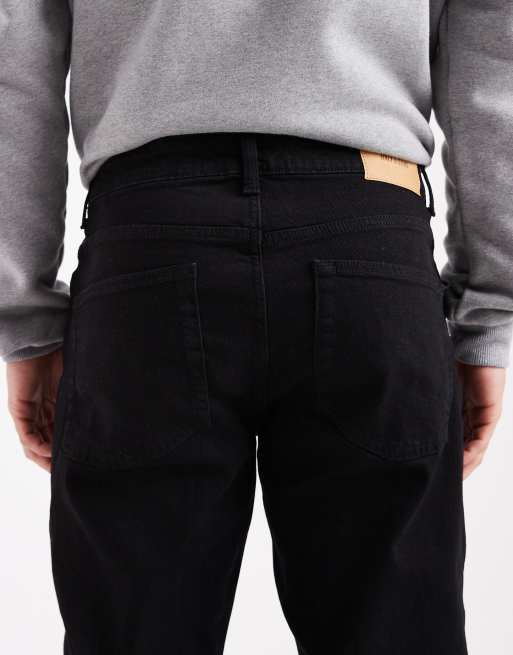 Only & Sons - Weft - Sorte jeans i almindelig pasform, 4 af 5