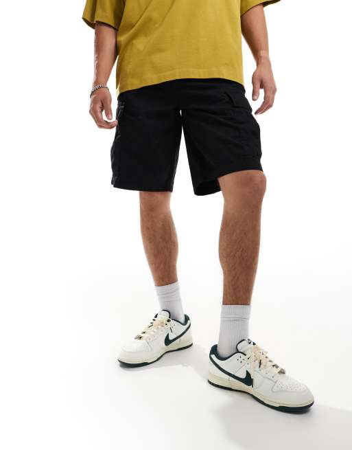 ONLY & SONS wide fit cargo short in black