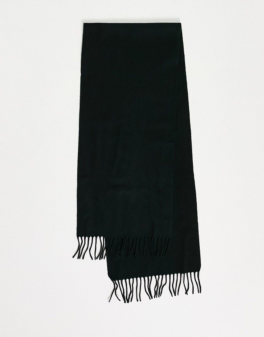 Only & Sons Wool Mix Scarf In Black