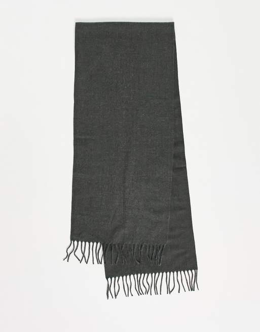 Only & Sons wool mix scarf in grey 