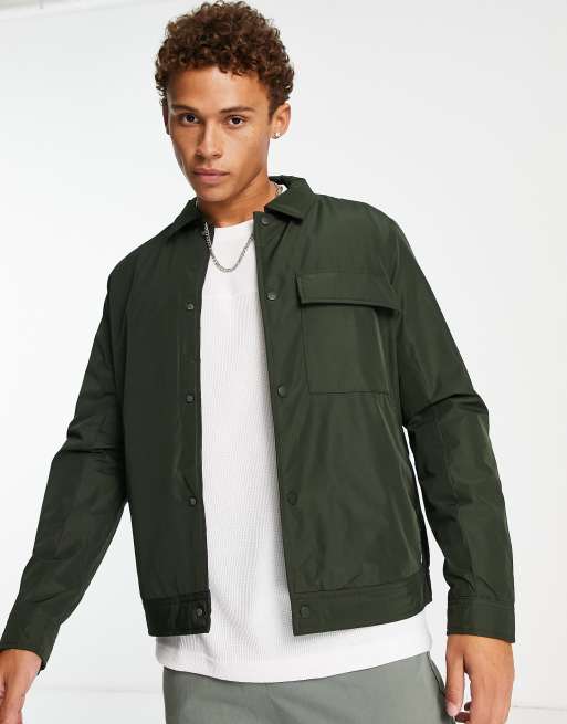 Only & Sons worker jacket in khaki