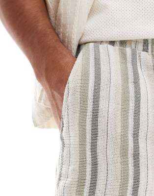 Only & Sons Woven Shorts In Multi