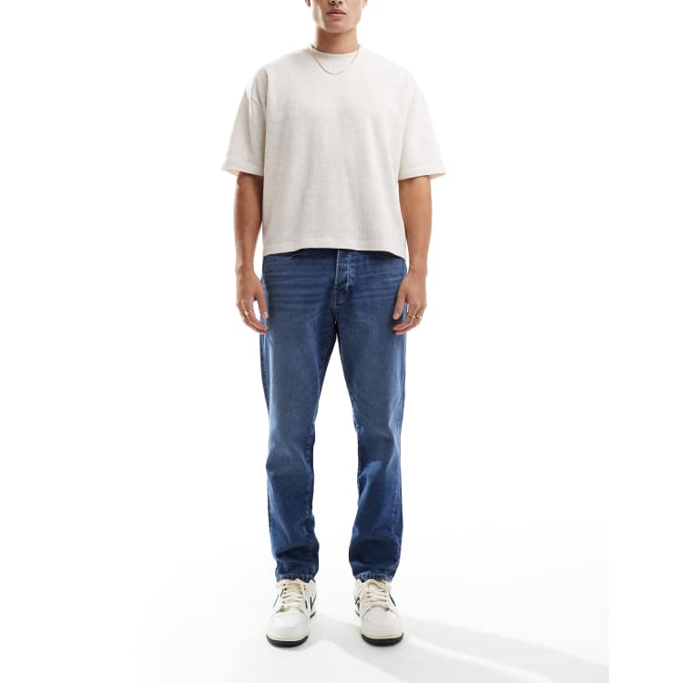 ONLY & SONS Onsyoke Tapered Box Tai DNM Cbo Noos, Washed Black, 32W / 30L