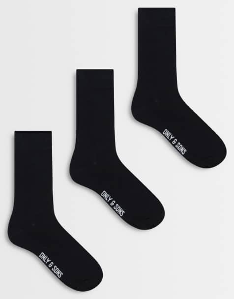 Only & Sons – Zestaw 3 par czarnych skarpetek - view 1