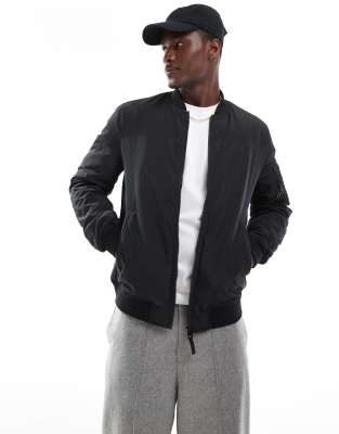 ONLY & SONS ONLY & SONS zip through bomber in black