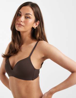ONLY - Soutien-gorge moulé - Marron-Brown