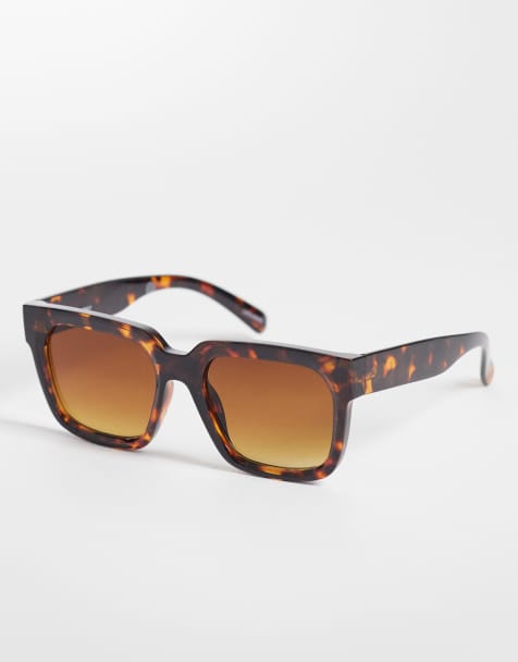 ONLY square sunglasses in tortoise - view 1