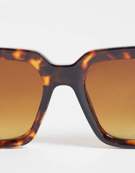 ONLY square sunglasses in tortoise, 2 of 3