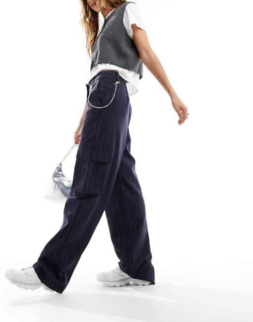 Cargo Pants Women Chain