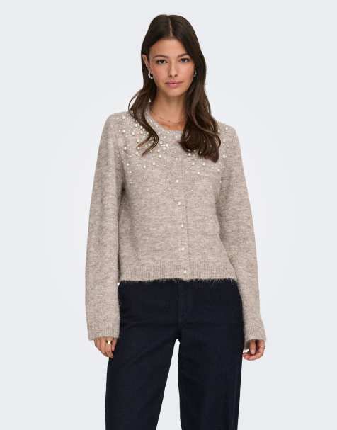 ONLY Strickjacke in Malzbraun - view 1