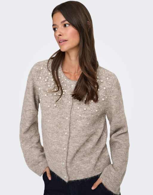 ONLY Strickjacke in Malzbraun, 4 von 7