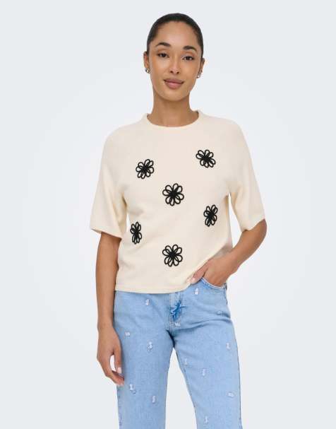 ONLY – Strickpullover in Whitecap-Grau - view 1