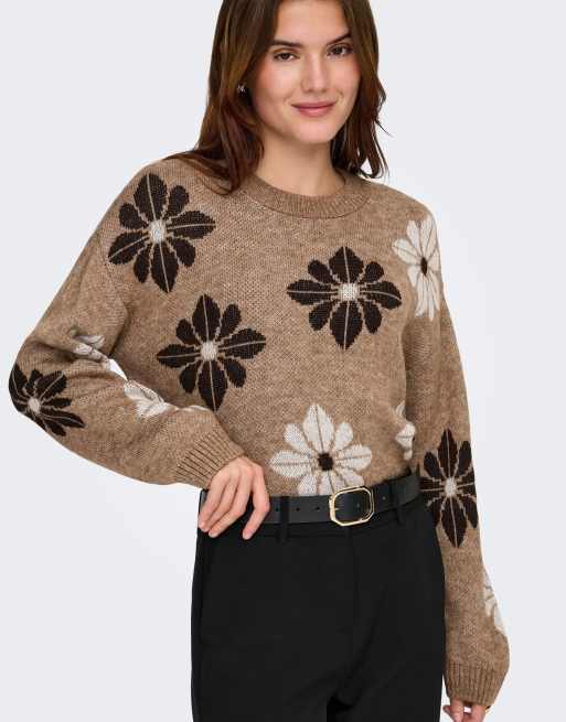 ONLY strikket pullover i toasted coconut, 4 af 7