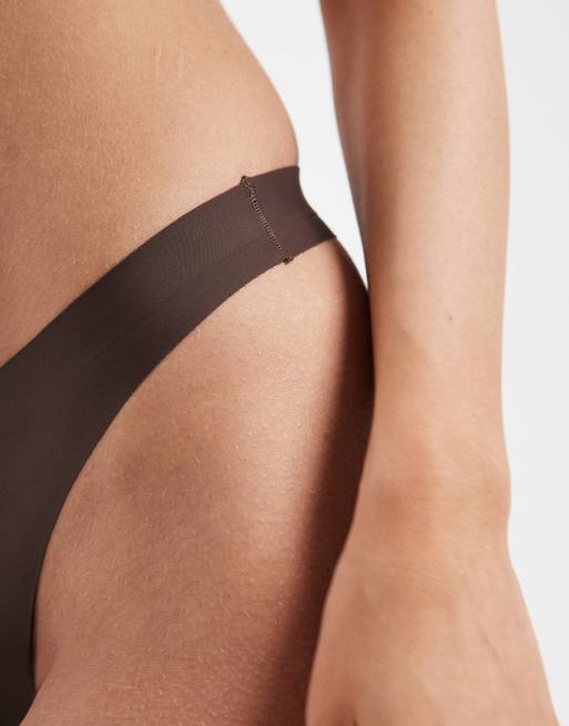 ONLY - String sans coutures - Marron, 4 de 4