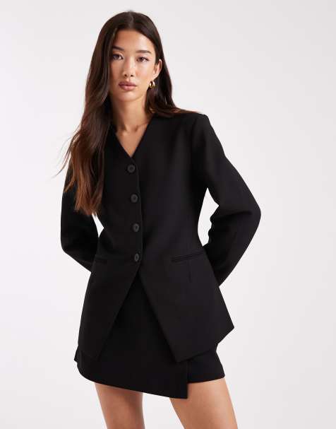 ONLY structured blazer co-ord in black
