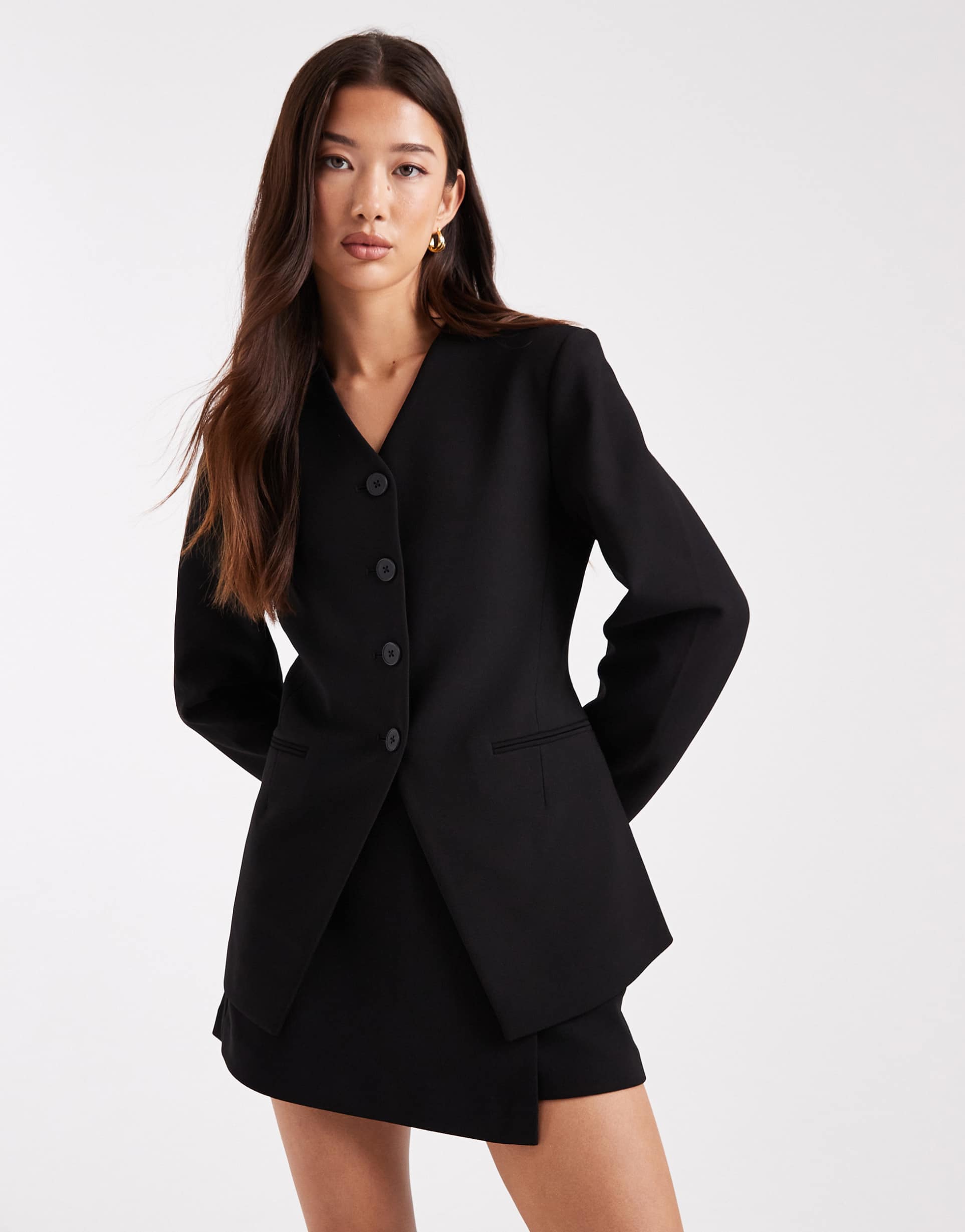 only structured blazer in black - part of a set