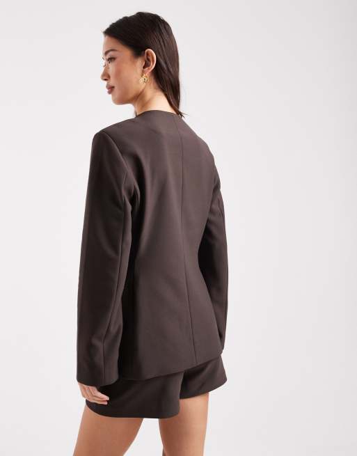 ONLY structured blazer in brown - part of a set, 4 of 4