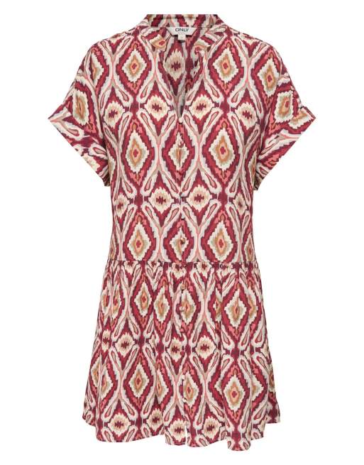 ONLY sukienka w ceglastoczerwonym kolorze, 6 z 7