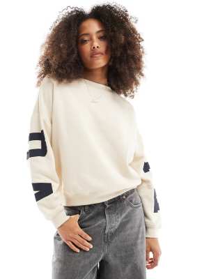 Shop Only Sunshine State Back Print Sweatshirt In Neutral