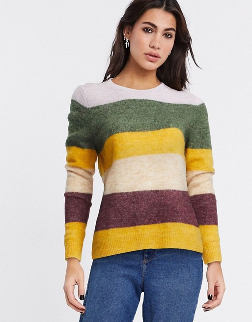 Only Susi long sleeve stripe jumper