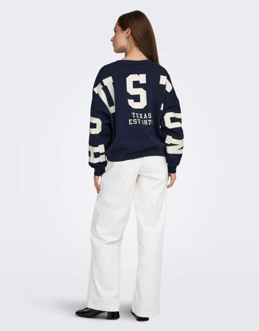 ONLY sweat-shirts bleu nuit, 2 de 7