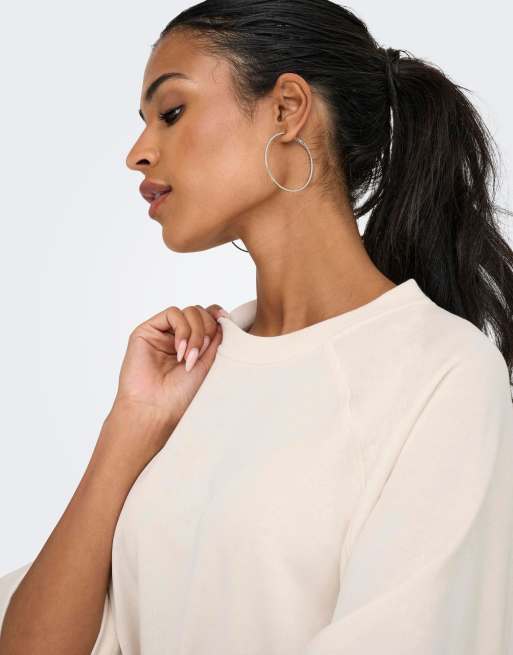 ONLY Sweatshirt-Oberteil in Gardenia, 5 von 7