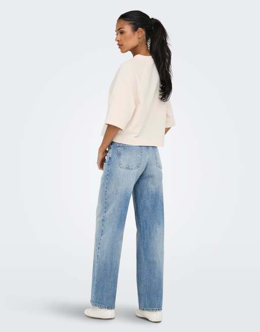 ONLY sweatshirt-topp i gardenia, 2 av 7