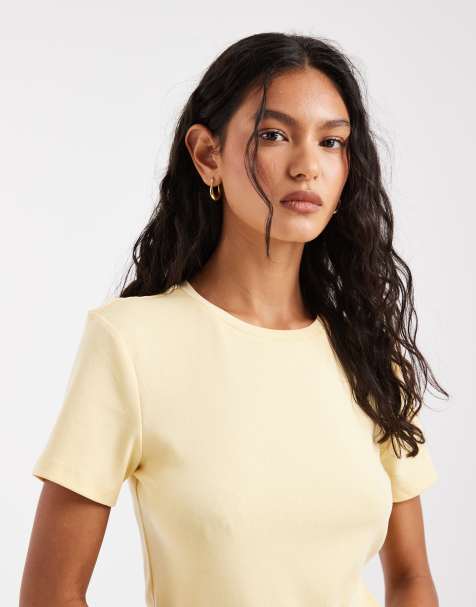 ONLY – T-Shirt in Hellgelb - view 1