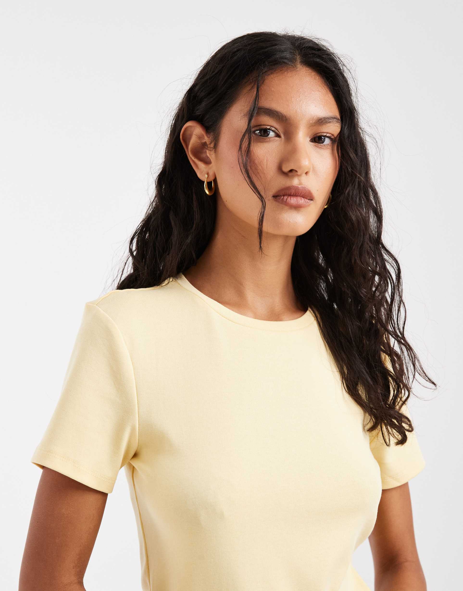 only t-shirt in light yellow