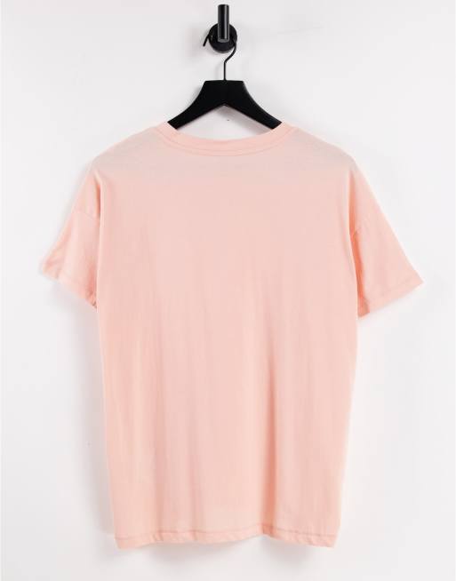 peach plain t shirt