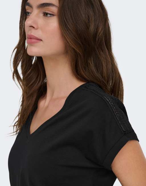 ONLY T-Shirt in Schwarz, 5 von 7