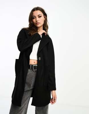 ONLY tailored coat in black