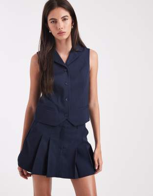 Only Tailored Mini Skort In Multi