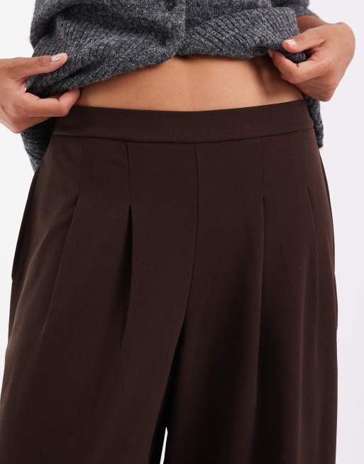 ONLY tailored pants in chocolate, 4 of 5
