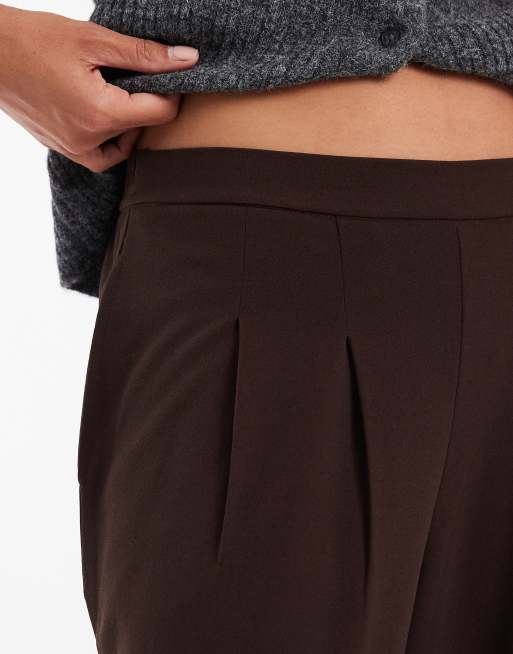 ONLY tailored pants in chocolate, 5 of 5