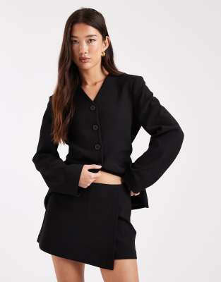 Only Tailored Skort Co-ord In Black