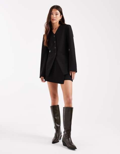 ONLY tailored skort in black (part of a set) - view 1