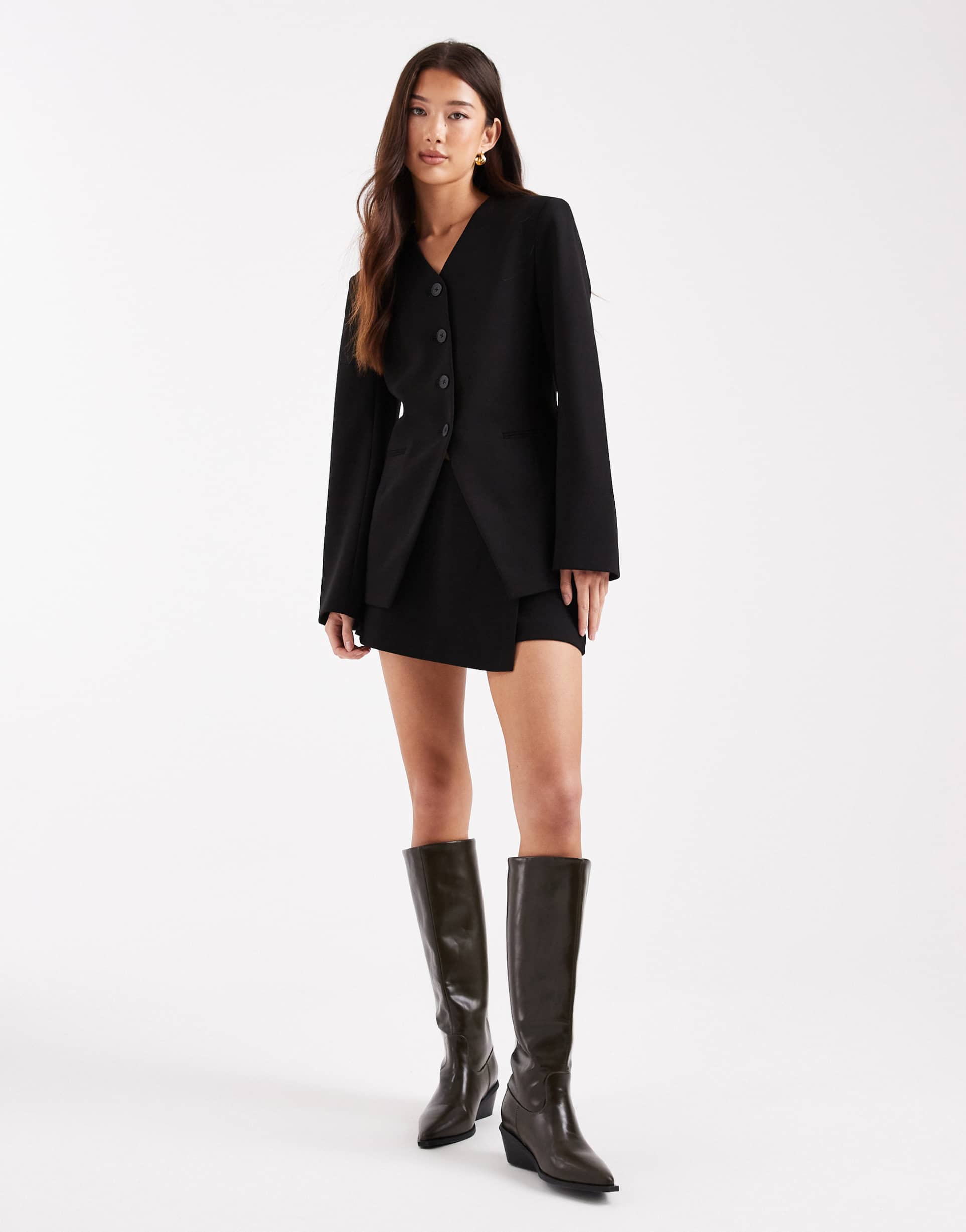 only tailored skort in black - part of a set