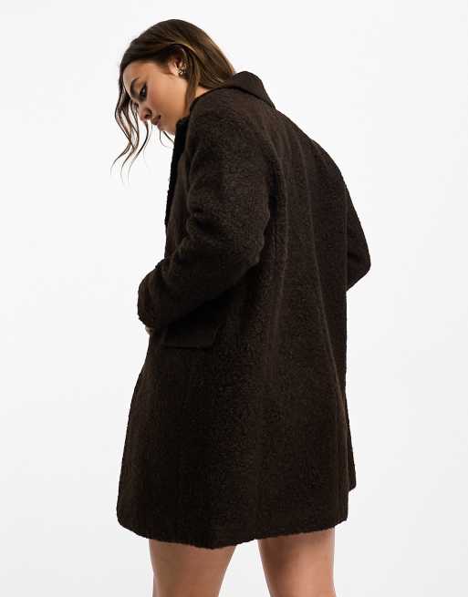 Tailored teddy coat sale