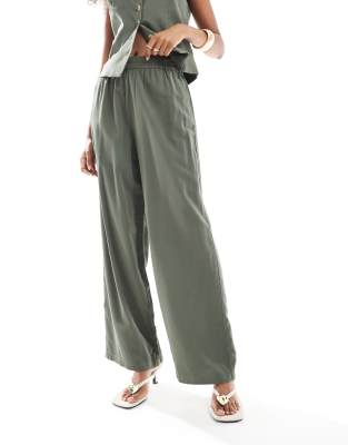 Only Tailored Twill Pull-on Pants