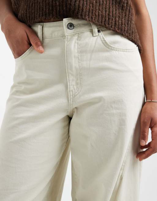 ONLY Tall – Barrel-Hose in Steinbeige, 3 von 5